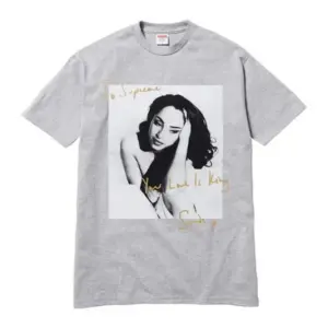 Noxx Чоловіча футболка з принтом Supreme Sade, Сірий Noxx Чоловіча футболка з принтом Supreme Sade, Сірий