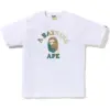 Noxx Чоловіча футболка з принтом Bape Tie Dye College, Білий