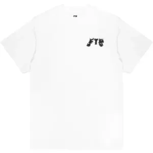 Noxx Чоловіча футболка з принтом FTP Grave Logo, Білий Noxx Чоловіча футболка з принтом FTP Grave Logo, Білий
