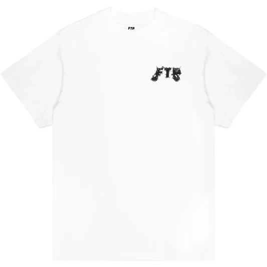 Noxx Чоловіча футболка з принтом FTP Grave Logo, Білий