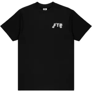 Noxx Чоловіча футболка з принтом FTP Grave Logo, Чорний Noxx Чоловіча футболка з принтом FTP Grave Logo, Чорний