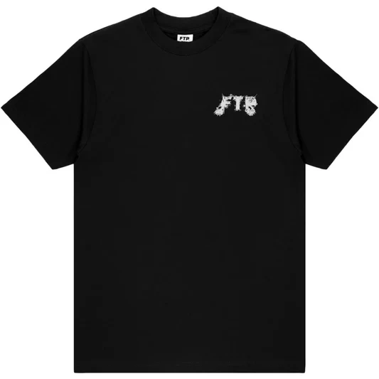 Noxx Чоловіча футболка з принтом FTP Grave Logo, Чорний