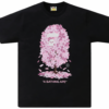 Noxx Чоловіча футболка з принтом BAPE Japanese Tattoo Big Ape, Чорний Noxx Чоловіча футболка з принтом BAPE Japanese Tattoo Big Ape, Чорний