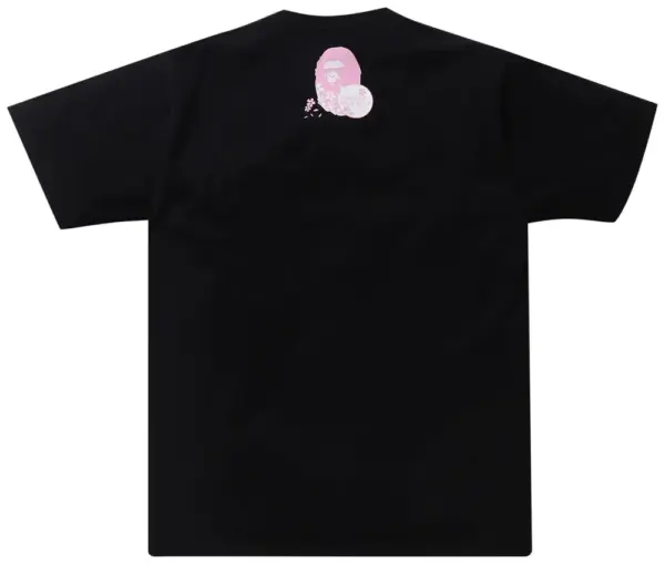 Noxx Чоловіча футболка з принтом BAPE Japanese Tattoo Big Ape, Чорний Noxx Чоловіча футболка з принтом BAPE Japanese Tattoo Big Ape, Чорний