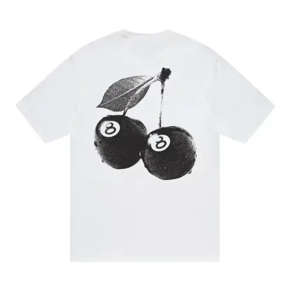 Noxx Чоловіча футболка з принтом Stussy Cherries, Білий