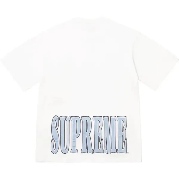 Noxx Чоловіча футболка з принтом Supreme Cracked Stretch, Білий