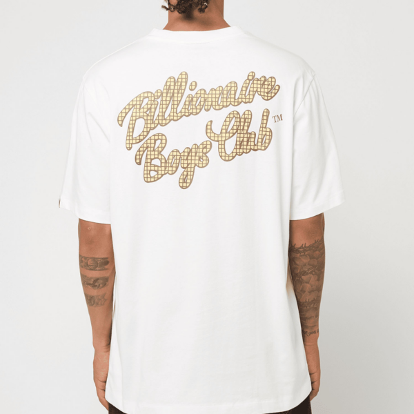 Noxx Чоловіча футболка з принтом Billionaire Boys Club , Білий Noxx Чоловіча футболка з принтом Billionaire Boys Club , Білий