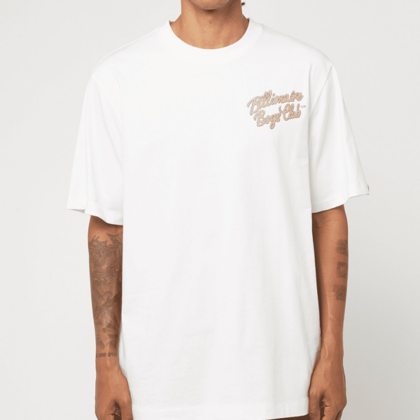 Noxx Чоловіча футболка з принтом Billionaire Boys Club , Білий Noxx Чоловіча футболка з принтом Billionaire Boys Club , Білий