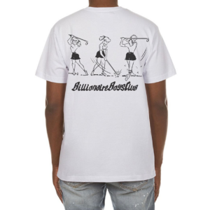 Noxx Чоловіча футболка з принтом Billionaire Boys Club , Білий Noxx Чоловіча футболка з принтом Billionaire Boys Club , Білий