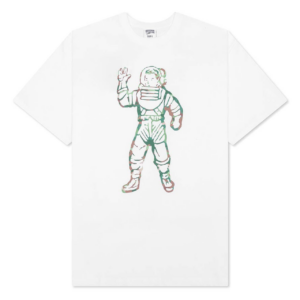 Noxx Чоловіча футболка з принтом Billionaire Boys Club , Білий Noxx Чоловіча футболка з принтом Billionaire Boys Club , Білий