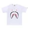 Noxx Чоловіча футболка з принтом A Bathing Ape Shark , Білий