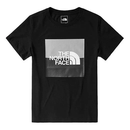 Noxx Чоловіча футболка з принтом THE NORTH FACE Classic Box, Чорний Noxx Чоловіча футболка з принтом THE NORTH FACE Classic Box, Чорний