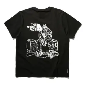 Noxx Чоловіча футболка з принтом Men's THE NORTH FACE 19ss Outdoor Snow, Чорний Noxx Чоловіча футболка з принтом Men's THE NORTH FACE 19ss Outdoor Snow, Чорний