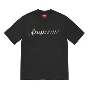 Noxx Чоловіча футболка з принтом Supreme, Чорний Noxx Чоловіча футболка з принтом Supreme, Чорний