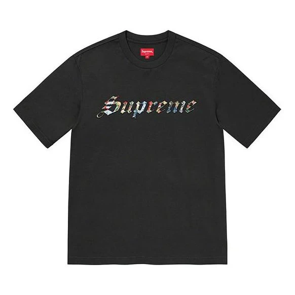 Noxx Чоловіча футболка з принтом Supreme, Чорний Noxx Чоловіча футболка з принтом Supreme, Чорний