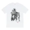 Noxx Чоловіча футболка з принтом Supreme Week 4 x Yohji Yamamoto, Білий Noxx Чоловіча футболка з принтом Supreme Week 4 x Yohji Yamamoto, Білий