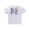 Noxx Чоловіча футболка з принтом A Bathing Ape Embroidery Style Tiger, Білий Noxx Чоловіча футболка з принтом A Bathing Ape Embroidery Style Tiger, Білий