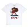 Noxx Чоловіча футболка з принтом A Bathing Ape Christmas Bape, Білий