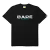Noxx Чоловіча футболка з принтом Men's BAPE Ape Head Metallic Alphabet Short, Чорний Noxx Чоловіча футболка з принтом Men's BAPE Ape Head Metallic Alphabet Short, Чорний
