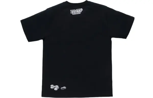 Noxx Чоловіча футболка з принтом A Bathing Ape x M&Ms Ape Head, Чорний