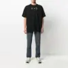 Noxx Чоловіча футболка з принтом Off-White, Чорний Noxx Чоловіча футболка з принтом Off-White, Чорний