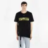 Noxx Чоловіча футболка з принтом Off-White, Чорний Noxx Чоловіча футболка з принтом Off-White, Чорний