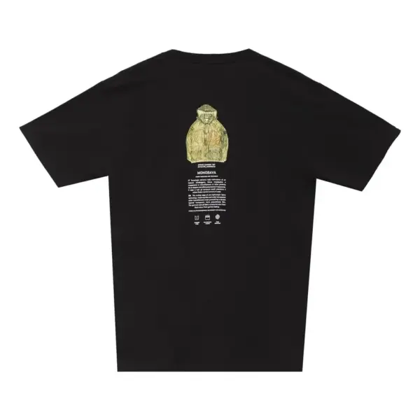 Noxx Чоловіча футболка з принтом STONE ISLAND, Чорний Noxx Чоловіча футболка з принтом STONE ISLAND, Чорний