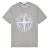 Noxx Чоловіча футболка з принтом STONE ISLAND Stitches Three Embroidery, Сірий Noxx Чоловіча футболка з принтом STONE ISLAND Stitches Three Embroidery, Сірий