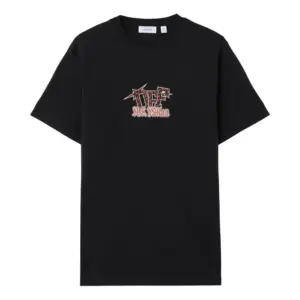 Noxx Чоловіча футболка з принтом Off-White, Чорний Noxx Чоловіча футболка з принтом Off-White, Чорний