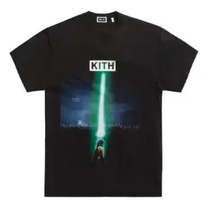 Noxx Чоловіча футболка з принтом KITH x STAR WARS Jedi Vs Sith Vintage, Чорний Noxx Чоловіча футболка з принтом KITH x STAR WARS Jedi Vs Sith Vintage, Чорний