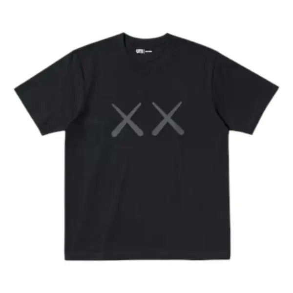Noxx Чоловіча футболка з принтом UNIQLO x KAWS x Warhol , Чорний Noxx Чоловіча футболка з принтом UNIQLO x KAWS x Warhol , Чорний