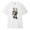Noxx Чоловіча футболка з принтом UNIQLO x KAWS, Білий