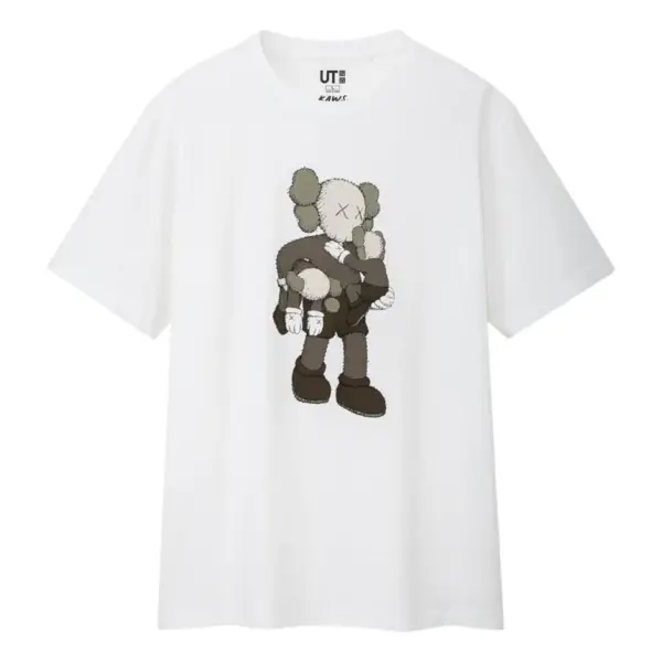 Noxx Чоловіча футболка з принтом UNIQLO x KAWS, Білий