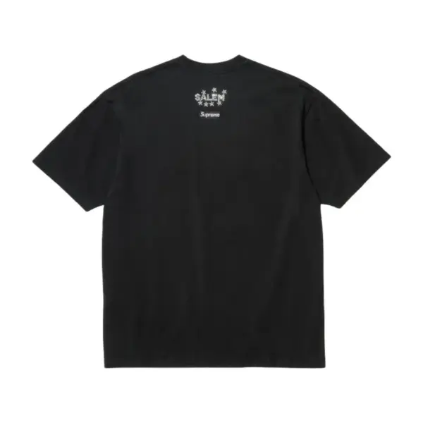 Noxx Чоловіча футболка з принтом Supreme x SALEM, Чорний Noxx Чоловіча футболка з принтом Supreme x SALEM, Чорний