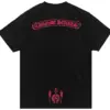 Noxx Чоловіча футболка з принтом Chrome Hearts , Чорний Noxx Чоловіча футболка з принтом Chrome Hearts , Чорний