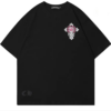 Noxx Чоловіча футболка Chrome Hearts, Чорний
