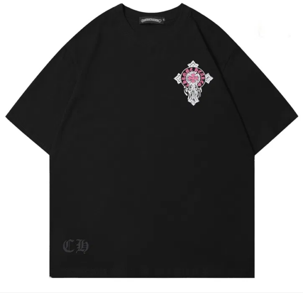 Noxx Чоловіча футболка Chrome Hearts, Чорний