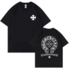Noxx Чоловіча футболка Chrome Hearts, Чорний