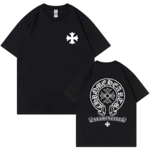 Noxx Чоловіча футболка Chrome Hearts, Чорний Noxx Чоловіча футболка Chrome Hearts, Чорний