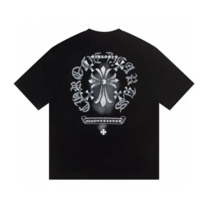 Noxx Чоловіча футболка Chrome Hearts, Чорний Noxx Чоловіча футболка Chrome Hearts, Чорний