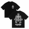 Noxx Чоловіча футболка Chrome Hearts, Чорний