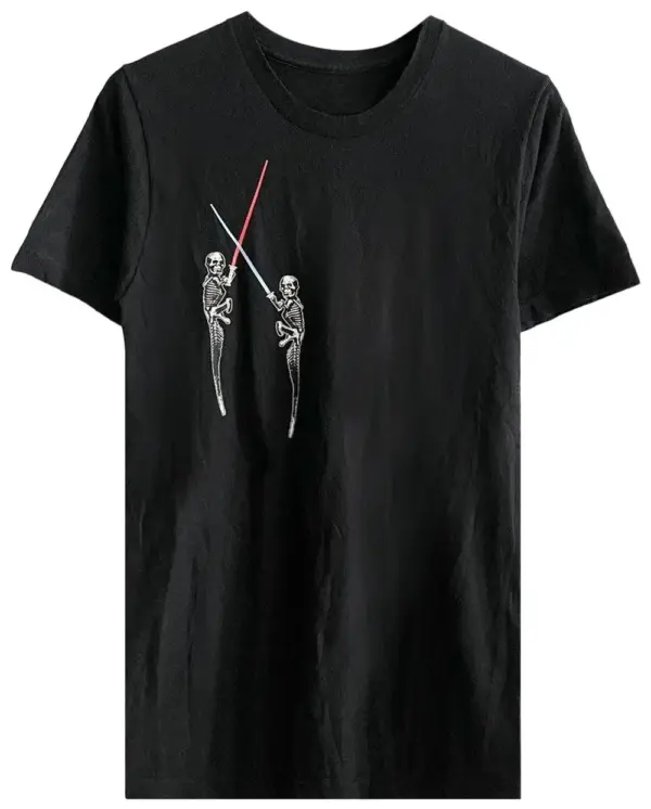 Noxx Чоловіча футболка з принтом Chrome Hearts , Чорний Noxx Чоловіча футболка з принтом Chrome Hearts , Чорний