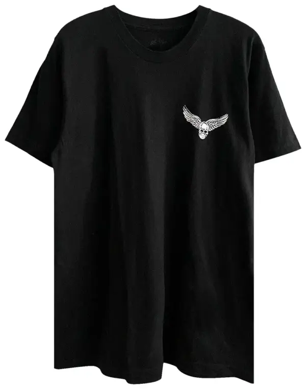 Noxx Чоловіча футболка з принтом Chrome Hearts , Чорний Noxx Чоловіча футболка з принтом Chrome Hearts , Чорний