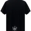Noxx Чоловіча футболка з принтом Chrome Hearts , Чорний Noxx Чоловіча футболка з принтом Chrome Hearts , Чорний