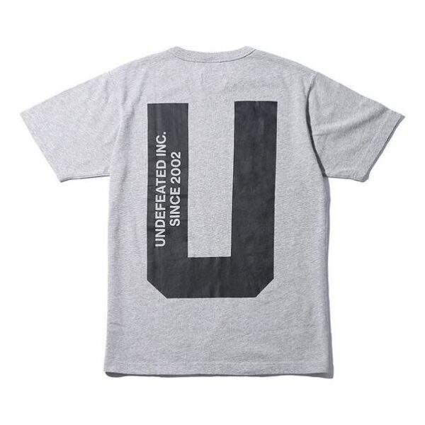 Noxx Чоловіча футболка з принтом UNDEFEATED X CHAMPION, Сірий Noxx Чоловіча футболка з принтом UNDEFEATED X CHAMPION, Сірий