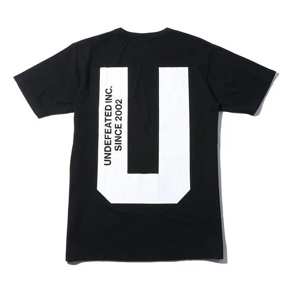 Noxx Чоловіча футболка з принтом UNDEFEATED X CHAMPION, Чорний