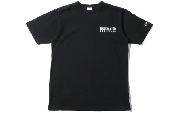 Noxx Чоловіча футболка з принтом UNDEFEATED X CHAMPION, Чорний