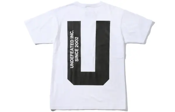 Noxx Чоловіча футболка з принтом UNDEFEATED x CHAMPION, Білий