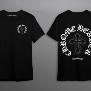 Noxx Чоловіча футболка Chrome Hearts, Чорний Noxx Чоловіча футболка Chrome Hearts, Чорний