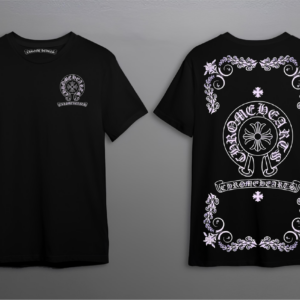 Noxx Чоловіча футболка Chrome Hearts, Чорний Noxx Чоловіча футболка Chrome Hearts, Чорний